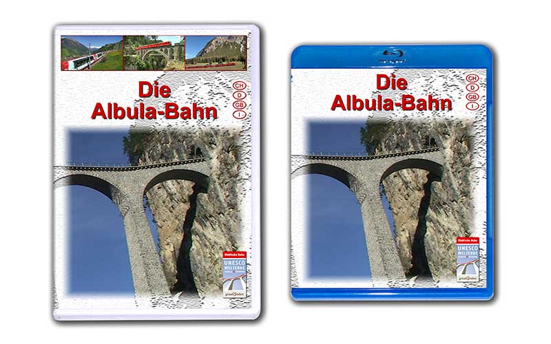 DVD und Bluray-Disc «Die Albula-Bahn»
