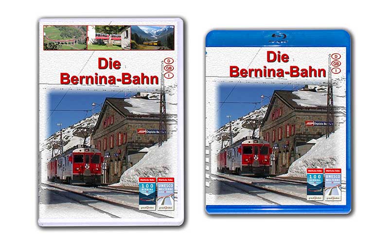 DVD und Bluray-Disc «Die Bernina-Bahn»